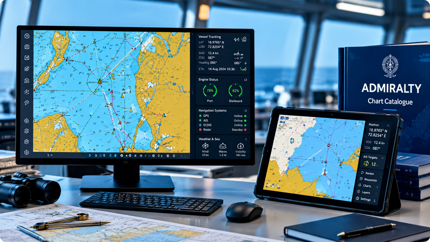 Electronic Navigational Charts and Maritime Navigation Systems